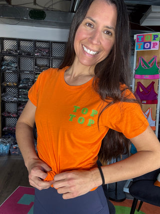 T-Shirt ajusté - Summer POP Orange🍊& Lime 🍋🟩