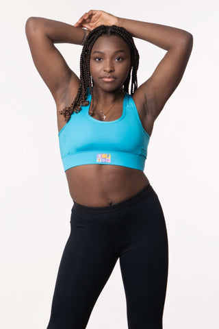 Soutien-gorge sport - Turquoise (VENTE FINALE)