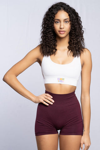 Sports bra - White - TOPTOP Classic