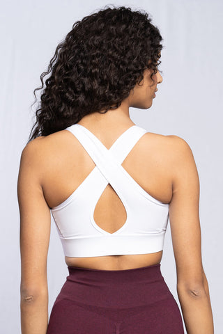 Sports bra - White - TOPTOP Classic