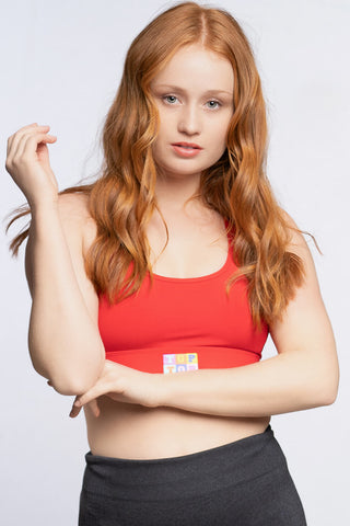 Sports bra - Red - TOPTOP Powerfulness and passion