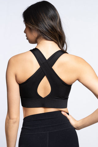 Sports bra - Black - TOPTOP Active