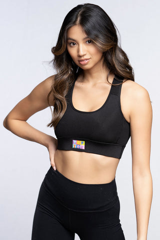 Sports bra - Black - TOPTOP Active