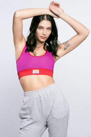 Sports bra - Pink red - TOPTOP Exuberant