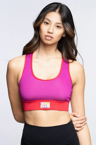 Sports bra - Pink red - TOPTOP Exuberant