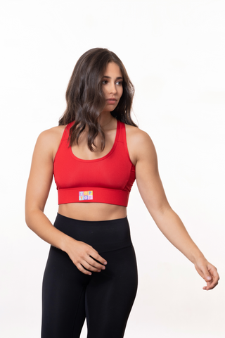 Sports bra - Red - TOPTOP Powerfulness and passion