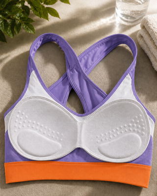 X AURÈLE - Violet/Orangé 💜🧡 (AVEC pads intégrés) PRÉCOMMANDE