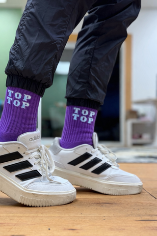 Bas 🔝🔝 COTON - Mauve 🍇