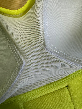 Soutien-gorge sport - Jaune Fluo (Pads intégrés et permanents)