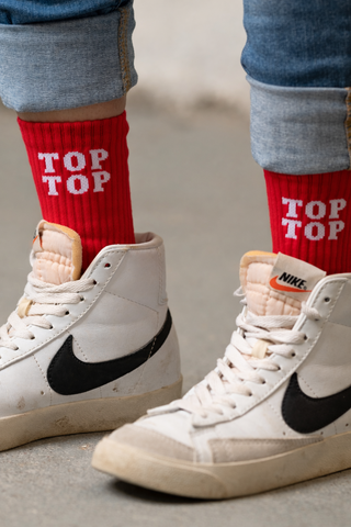 BAS 🔝🔝 COTON - Rouge ❤️