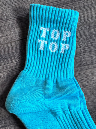 Bas 🔝🔝 COTON - Turquoise 🩵