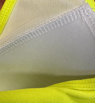 Soutien-gorge sport - Jaune Fluo (Pads intégrés et permanents)