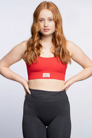 Sports bra - Red - TOPTOP Powerfulness and passion
