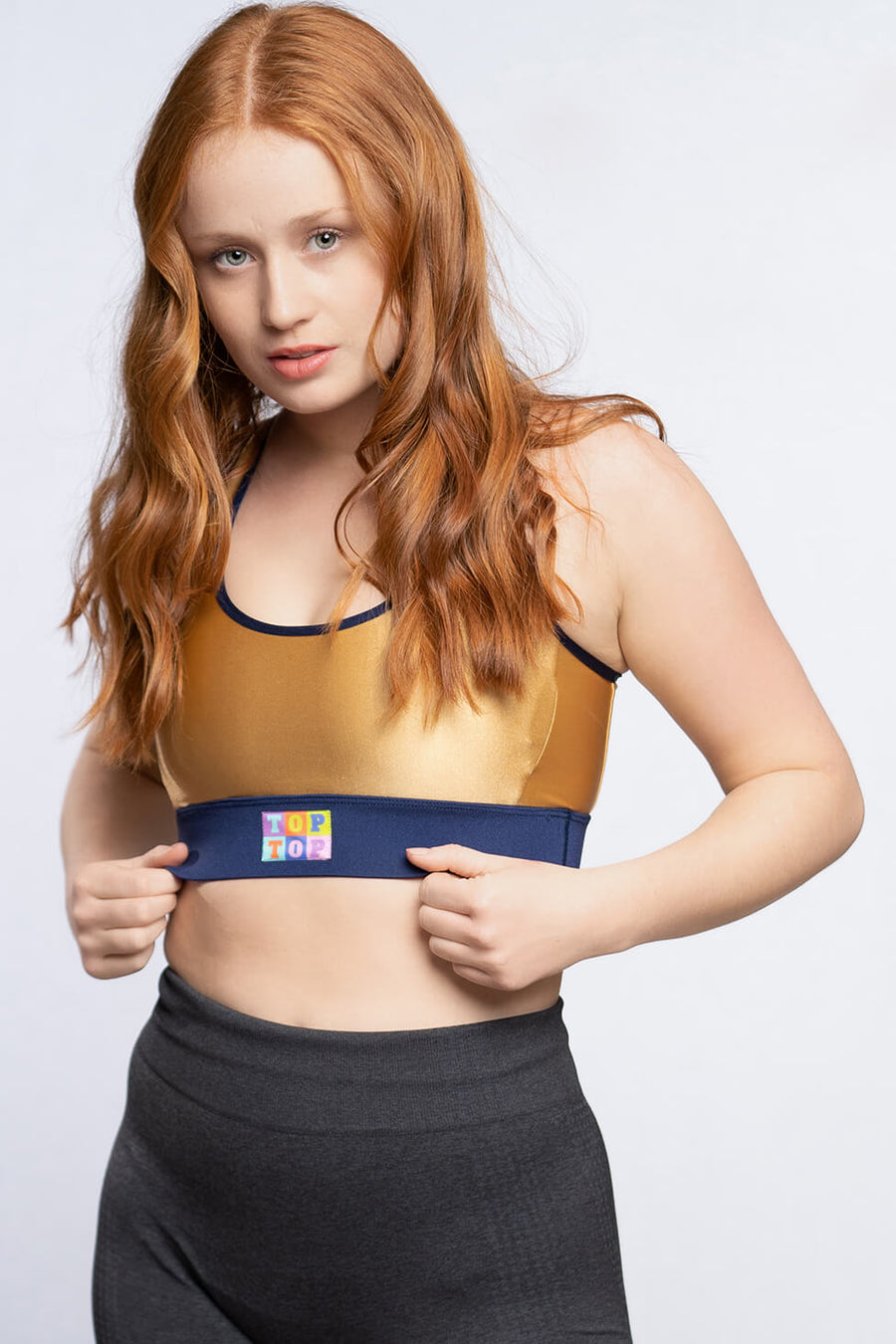 Sports bra - Gold - TOPTOP Dynamic