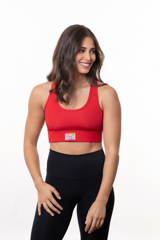 Sports bra - Red - TOPTOP Powerfulness and passion